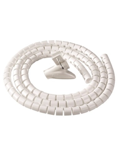Fellowes CableZip Piso Tubo flexible para protección de cables Blanco