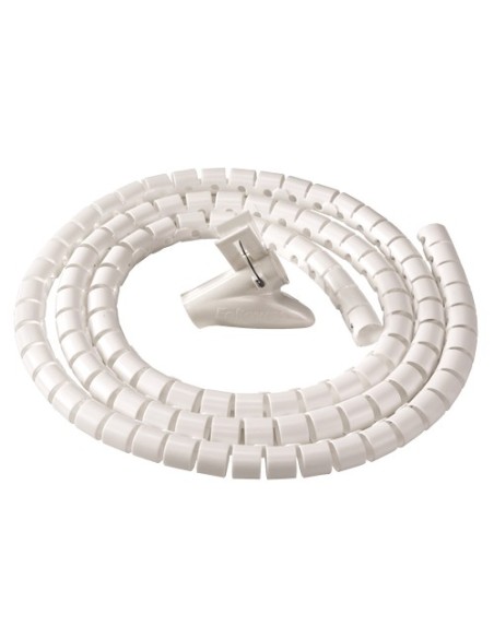 Fellowes CableZip Piso Tubo flexible para protección de cables Blanco