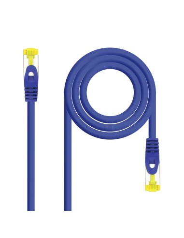 Nanocable Cable de red latiguillo RJ45 LSZH Cat.6A SFTP AWG26, Azul, 2.0 m