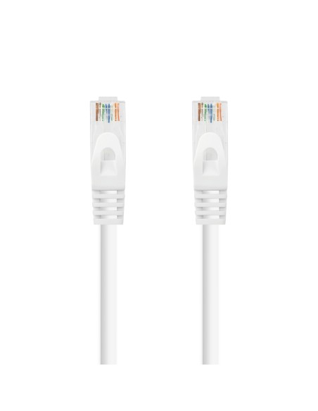 Nanocable Cable de red latiguillo RJ45 LSZH Cat.6A UTP AWG24, Blanco, 2.0m