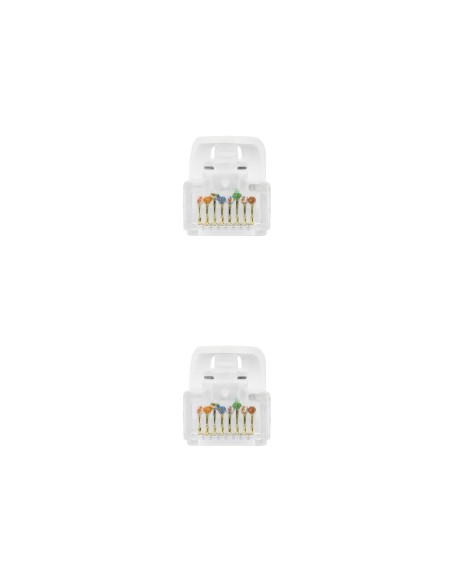 Nanocable Cable de red latiguillo RJ45 LSZH Cat.6A UTP AWG24, Blanco, 2.0m
