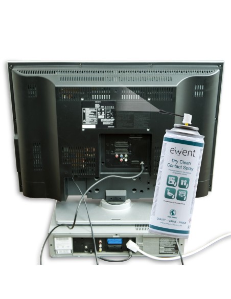 Ewent EW5614 kit de limpieza para computadora Pantallas   Plásticos, Universal Espray para limpieza de equipos 200 ml