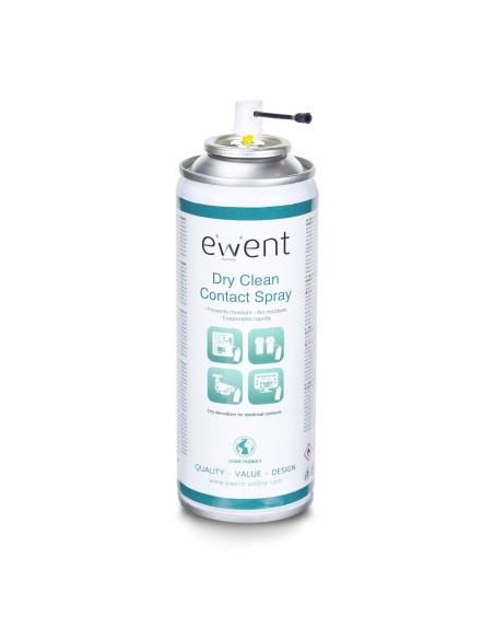 Ewent EW5614 kit de limpieza para computadora Pantallas   Plásticos, Universal Espray para limpieza de equipos 200 ml