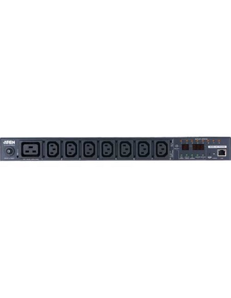 Aten PE8208G unidad de distribución de energía (PDU) 8 salidas AC 1U Negro