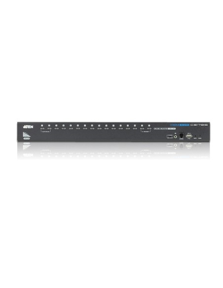 Aten CS17916 interruptor KVM Montaje en rack Negro