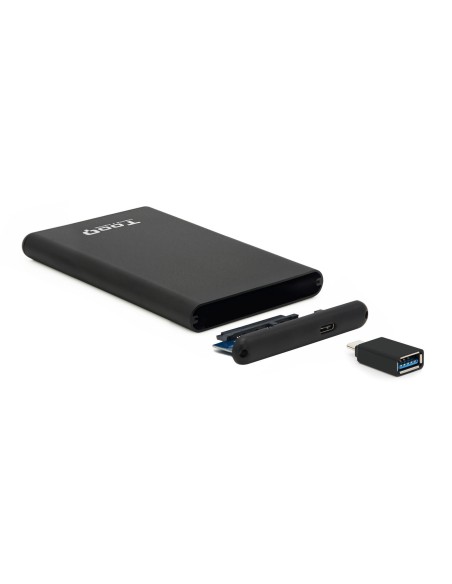 TooQ TQE-2533B caja para disco duro externo Carcasa de disco duro SSD Negro 2.5"
