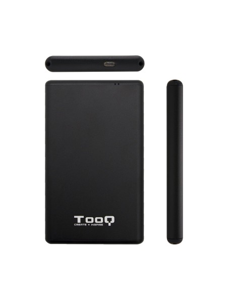TooQ TQE-2533B caja para disco duro externo Carcasa de disco duro SSD Negro 2.5"