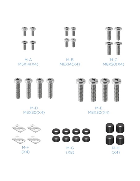 SOPORTE PARED TV TOOQ LP4970T-B NEGRO