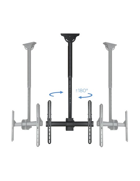 TooQ LPCE1155TSLI-B soporte para pantalla de señalización 139,7 cm (55") Negro