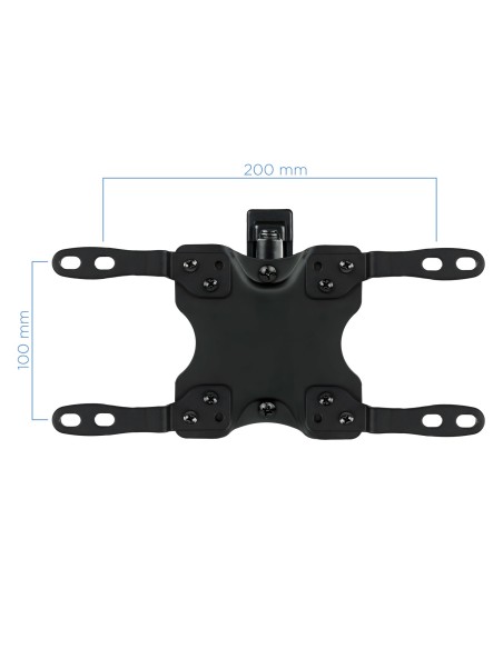 TooQ LP2142TNL-B soporte de pared para pantalla plana 106,7 cm (42") Negro