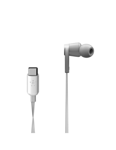 AURICULARES BELKIN ROCKSTAR BLANCO CONEXION TIPO C