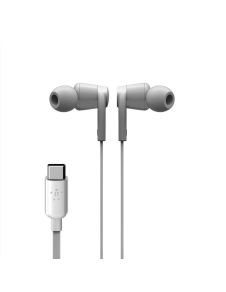 AURICULARES BELKIN ROCKSTAR BLANCO CONEXION TIPO C
