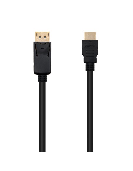 Nanocable Cable Conversor DP a HDMI Negro 10m