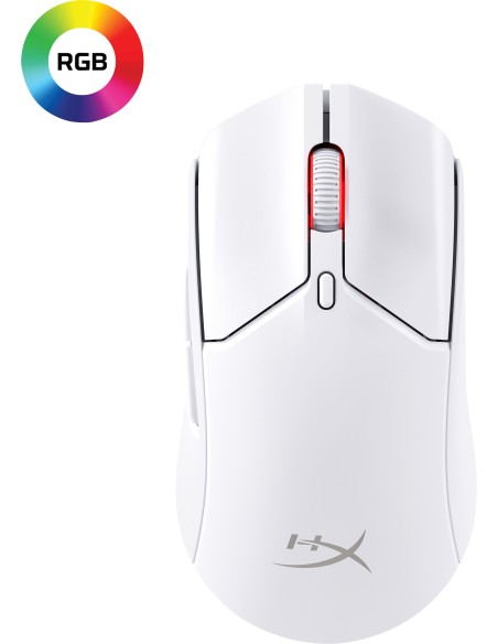 HyperX Pulsefire Haste 2 Inalámbrico Blanco