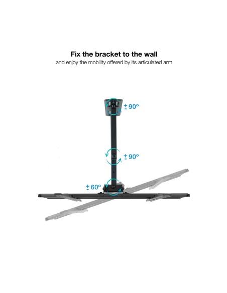 TooQ Soporte de pared para pantallas 32”- 55”