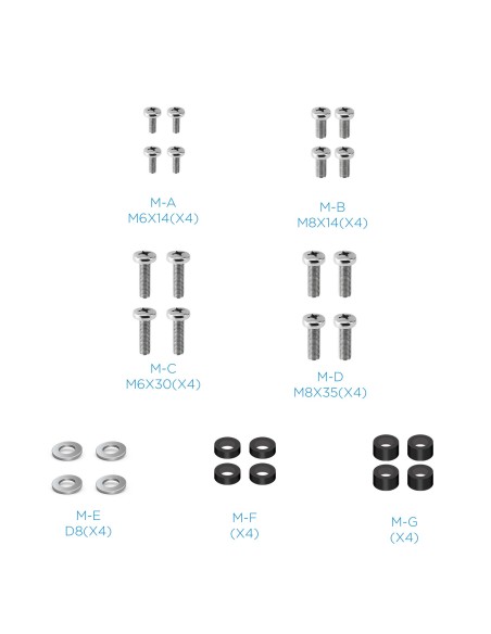 TooQ Soporte de mesa para pantallas 23”-75”