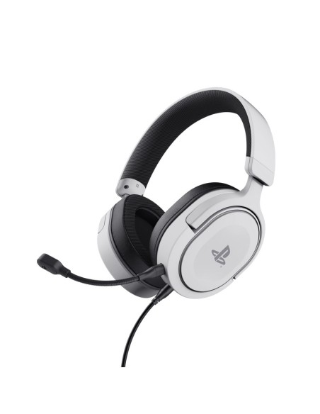 Trust GXT 498 Forta Auriculares Alámbrico Diadema Juego Negro, Blanco