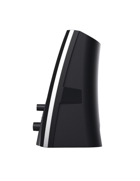 Trust 24660 conjunto de altavoces 5 W Negro, Metálico 2.0 canales