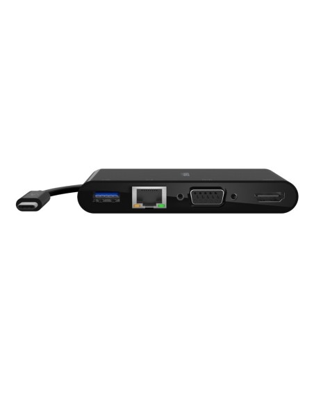 Belkin AVC004BTBK hub de interfaz USB 3.2 Gen 1 (3.1 Gen 1) Type-C Negro