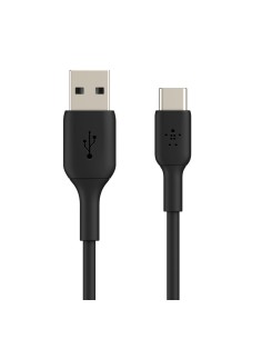 Belkin CAB001BT1MBK cable USB 1 m USB A USB C Negro