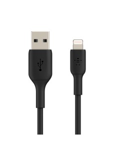 Belkin CAA001BT2MBK cable de conector Lightning 2 m Negro