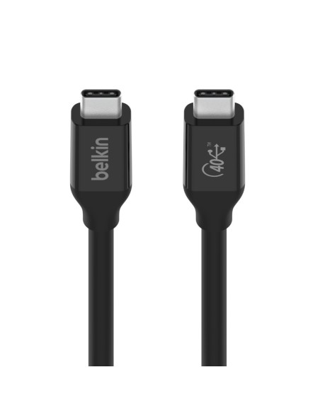 Belkin INZ001bt0.8MBK cable USB 0,8 m USB4 Gen 3x2 USB C Negro