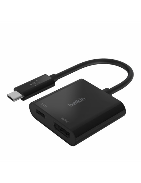 Belkin AVC002BTBK hub de interfaz USB 3.2 Gen 1 (3.1 Gen 1) Type-C Negro
