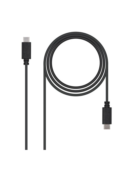 Nanocable USB 2.0, 3m cable USB USB C Negro