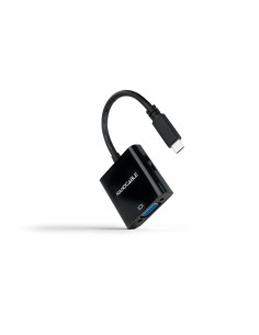 Nanocable Conversor USB-C M a VGA H Negro 10cm