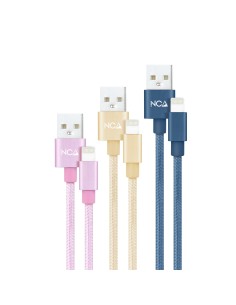 NANOCABLE 3 CABLES LIGHTNING A USB 2.0, LIGHTNING M-USB A M,