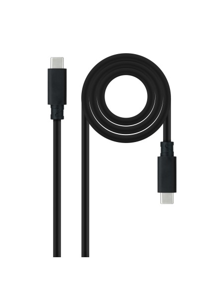 Nanocable Cable USB 3.1GEN2 5A USB-C M-M 1,5 M