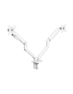 TooQ DB4132TNR-W soporte para monitor 81,3 cm (32") Abrazadera Atornillado Blanco