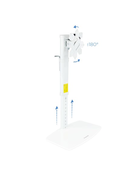 TooQ DB1127TN-W soporte para monitor 68,6 cm (27") Independiente Blanco