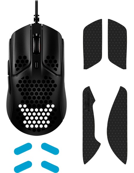 HP Pulsefire Haste Blk 16000DPI Negro