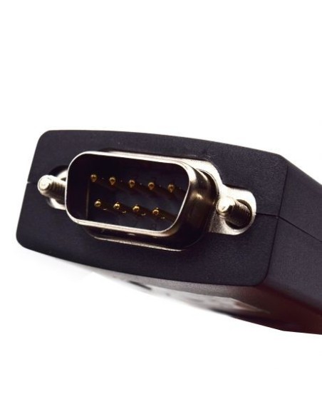 Ewent EC1040 cable de serie Negro 1,5 m USB tipo A DB-9