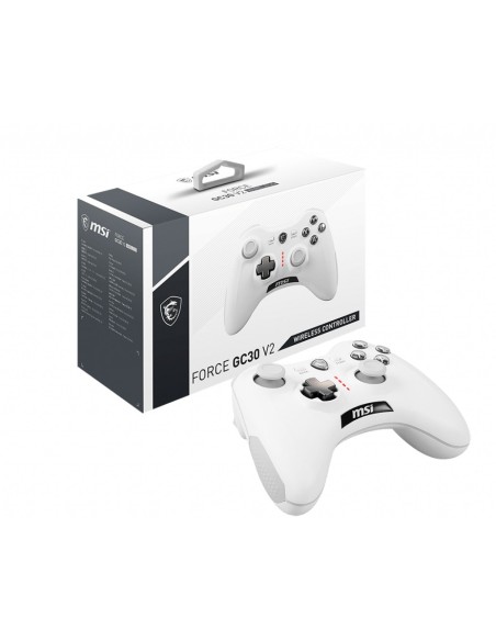 MSI Force GC30 V2 Blanco USB 2.0 Gamepad
