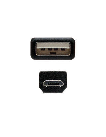 Ewent 1.8m USB A mirco USB B cable USB 1,8 m USB 2.0 Micro-USB B Negro