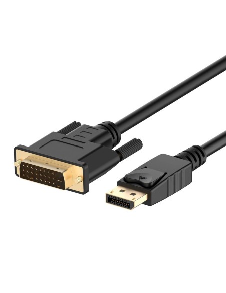 Ewent EC1442 adaptador de cable de vídeo 3 m DisplayPort DVI-D Negro