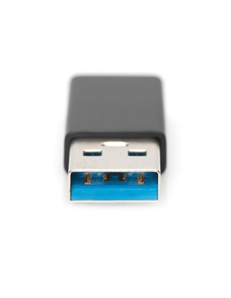 Ewent EW9650 cambiador de género para cable USB Type-A USB Tipo C Negro