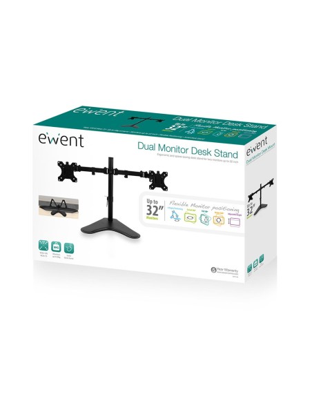 Ewent EW1536 soporte para monitor 81,3 cm (32") Independiente Negro