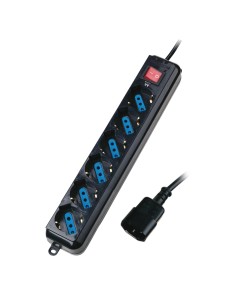 Eminent EM3925 base múltiple 1,5 m 6 salidas AC Negro