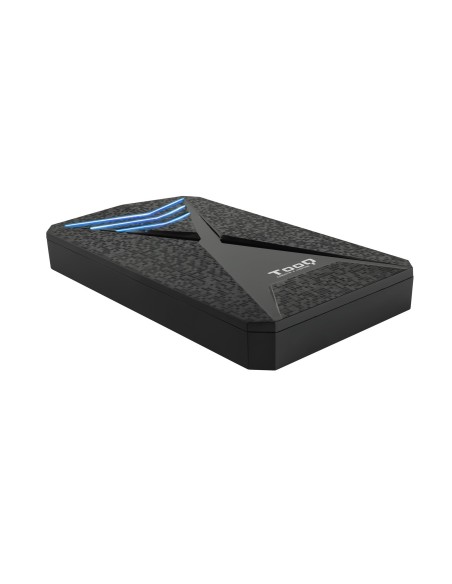 TooQ TQE-2550BL caja para disco duro externo Carcasa de disco duro SSD Negro 2.5"