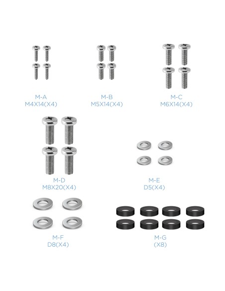 TooQ LP1242F-B soporte para TV 106,7 cm (42") Negro