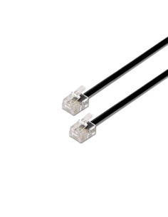 CABLE RJ11 6P4C M-M NEGRO 2.0M AISENS A143-0319