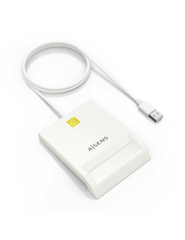 LECTOR DE TARJETA INTELIGENTE DNI BLANCO AISENS ASCR-SN07-W