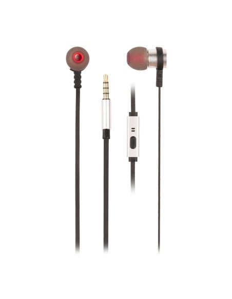 NGS Cross Rally Auriculares Dentro de oído Conector de 3,5 mm Plata