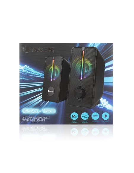 NGS GSX-150 Negro Inalámbrico 6 W