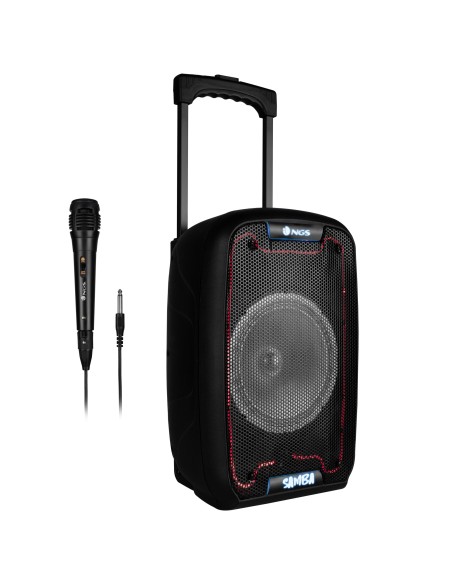 NGS Wild Samba Altavoz monofónico portátil Negro 8 W