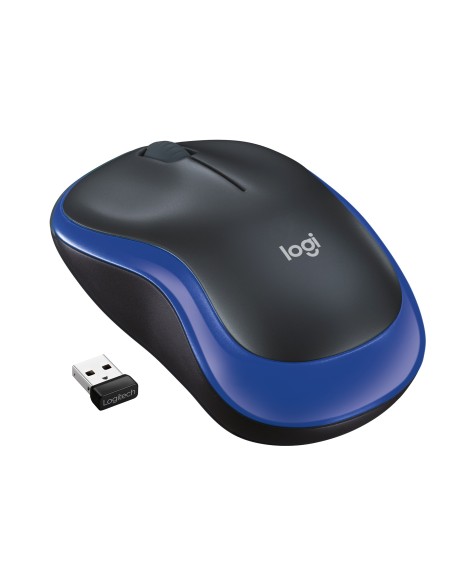 Logitech LGT-M185B Inalámbrico 1000DPI Azul