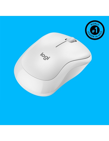 Logitech M220 Silent Inalámbrico 1000DPI Blanco